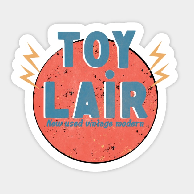 Toy Lair Retro Sticker by Toy Lair